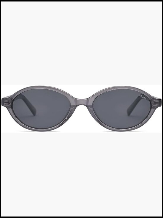 Handmade Acetate Polarized Oval Sunglasses Retro Y2K Lightweight Vintage 90s main image 4